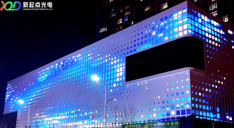 齊齊哈爾5G產(chǎn)業(yè)園樓宇亮化