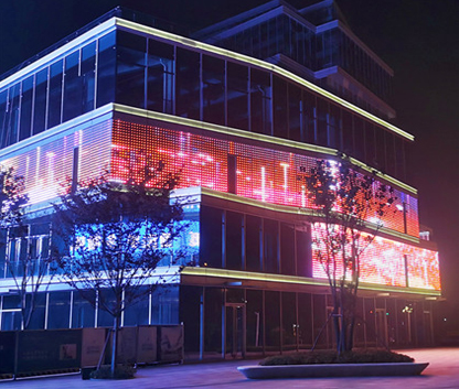 淮安裕墨園樓宇亮化